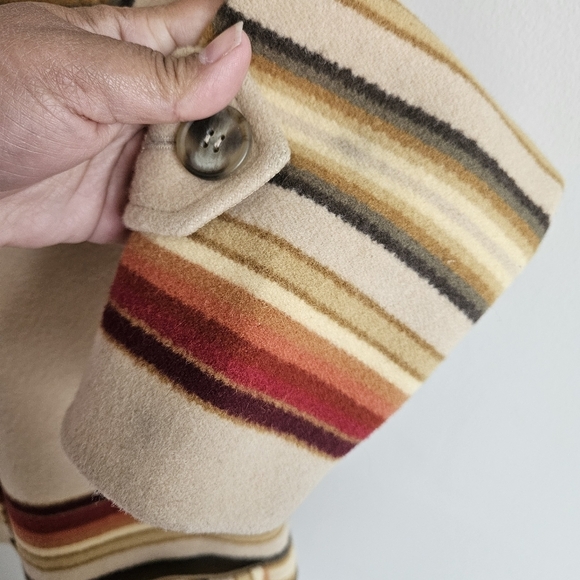 Pendleton Camp Stripe Wool Toboggan Coat - Picture 9 of 15